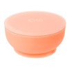 Детская силиконовая миска с крышкой Olababy Coral оранжевый (60521)