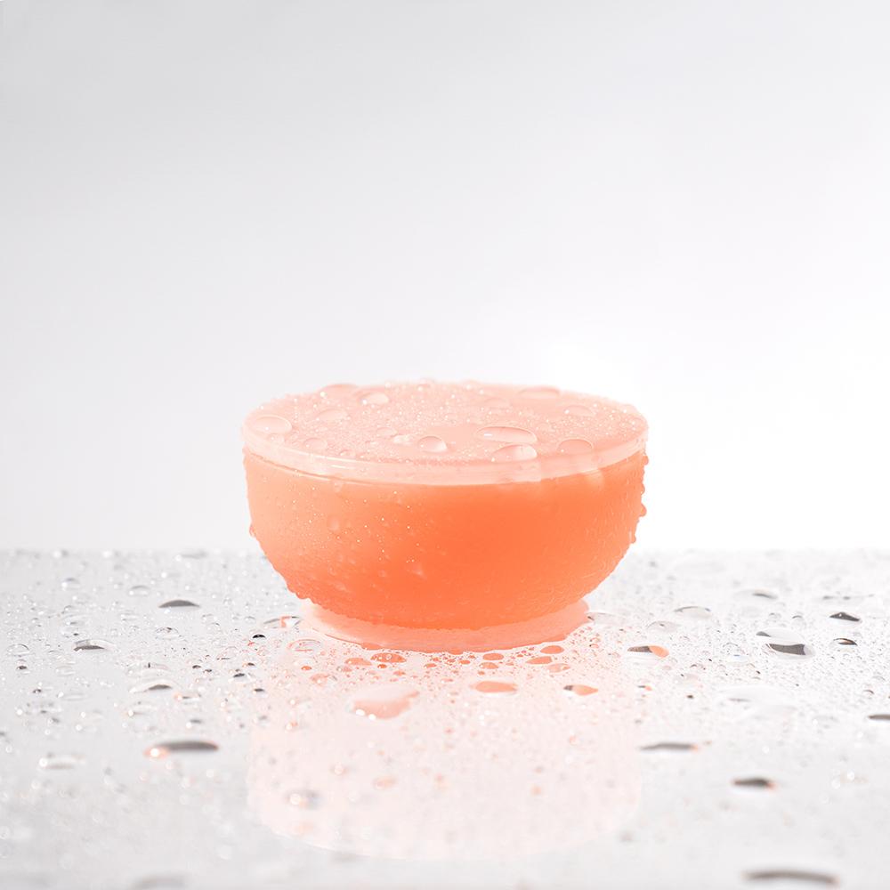 Детская силиконовая миска с крышкой Olababy Coral оранжевый (60521)