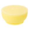 Детская силиконовая миска с крышкой Olababy Lemon желтый (60511)