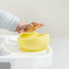 Детская силиконовая миска с крышкой Olababy Lemon желтый (60511)