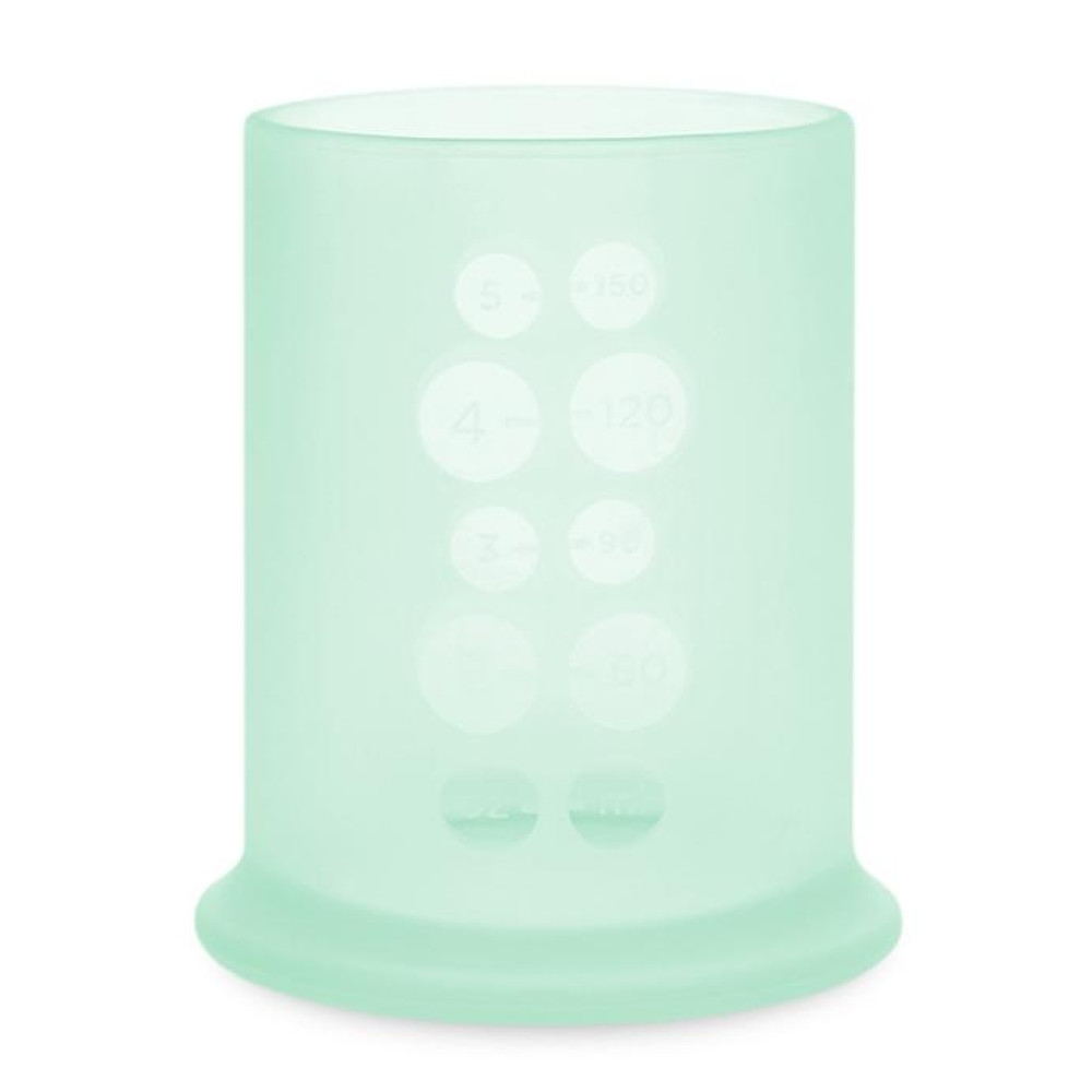 Первый детский силиконовый стаканчик Olababy Mint бирюзовый (60411)