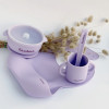 Набор посуды с глубокой тарелкой Баловень Lilac