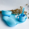 Набор посуды с глубокой тарелкой Баловень Baby Blue
