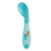 Chicco First Spoon - ложка для годування 8 міс.+ • Бірюзовий з рибками
