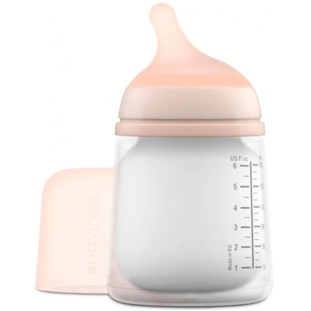 Антиколиковая бутылочка Suavinex Zero.Zero, соска адаптивный поток,180 мл (304590) Антиколиковая бутылочка Suavinex Zero.Zero, соска адаптивный поток,180 мл (304590)