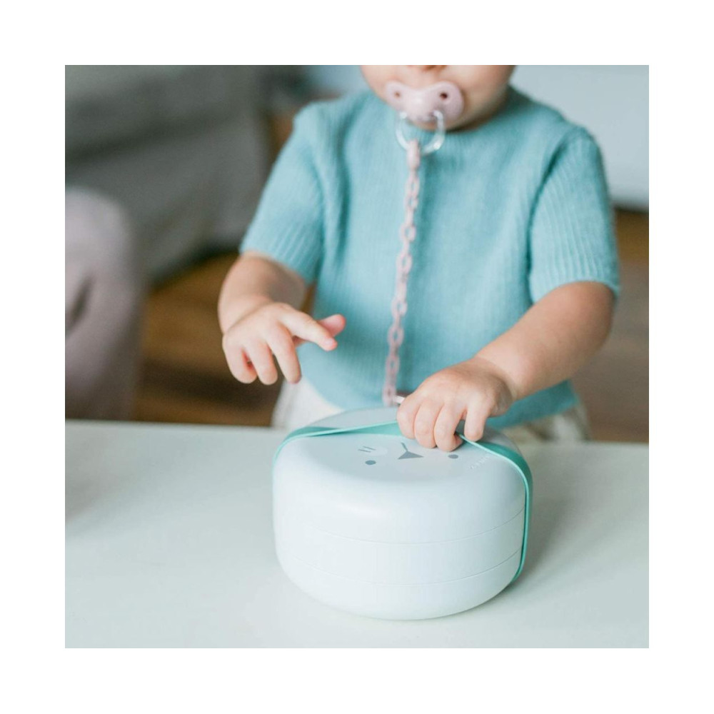 Набір комбінованих тарілочок Suavinex Hygge Затишні історії, бірюзовий (306751)