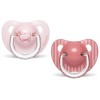 Пустышка анатомическая Suavinex Истории малышей, 6-12 мес. 2 шт. розовая (304393/1)