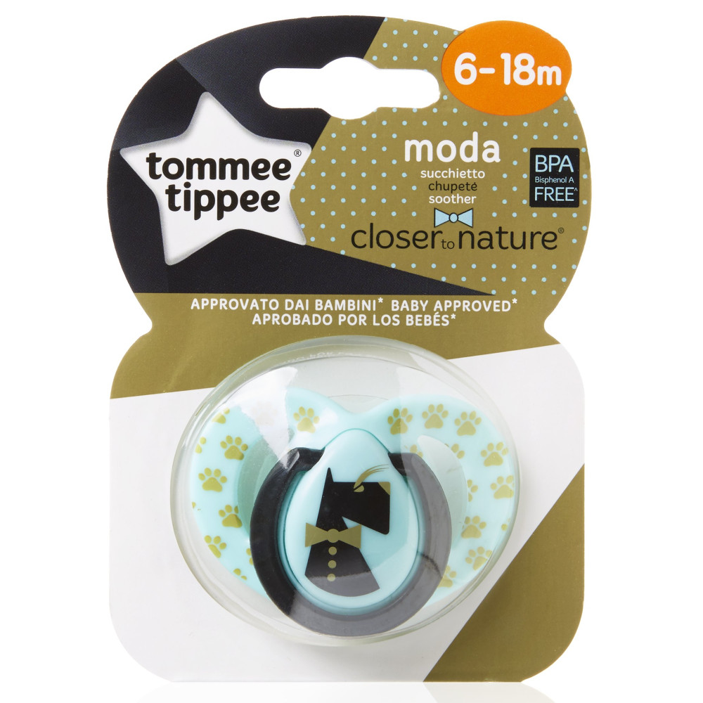 Ортодонтична пустушка Tommee Tippee Мода для хлопчиків 6-18 місяців арт. 43338955 (30046)