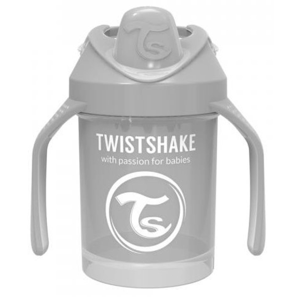 Чашка-непроливайка Twistshake Міні 230 мл Сіра (78272)