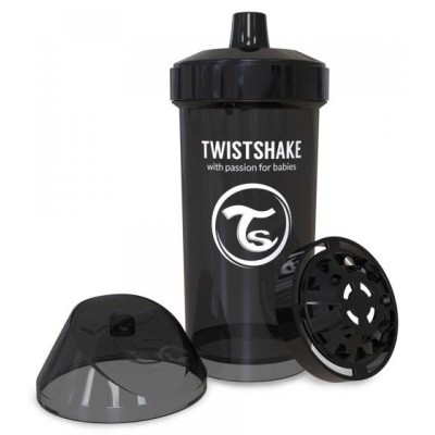 Чашка-непроливайка Twistshake 360 мл Черная (78077)