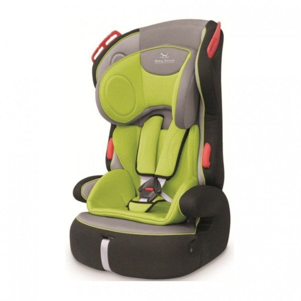 Автокресло Baby Shield Penguin Plus Grey Lime (Беби Шилд Пингвин Плюс Серый Лайм)