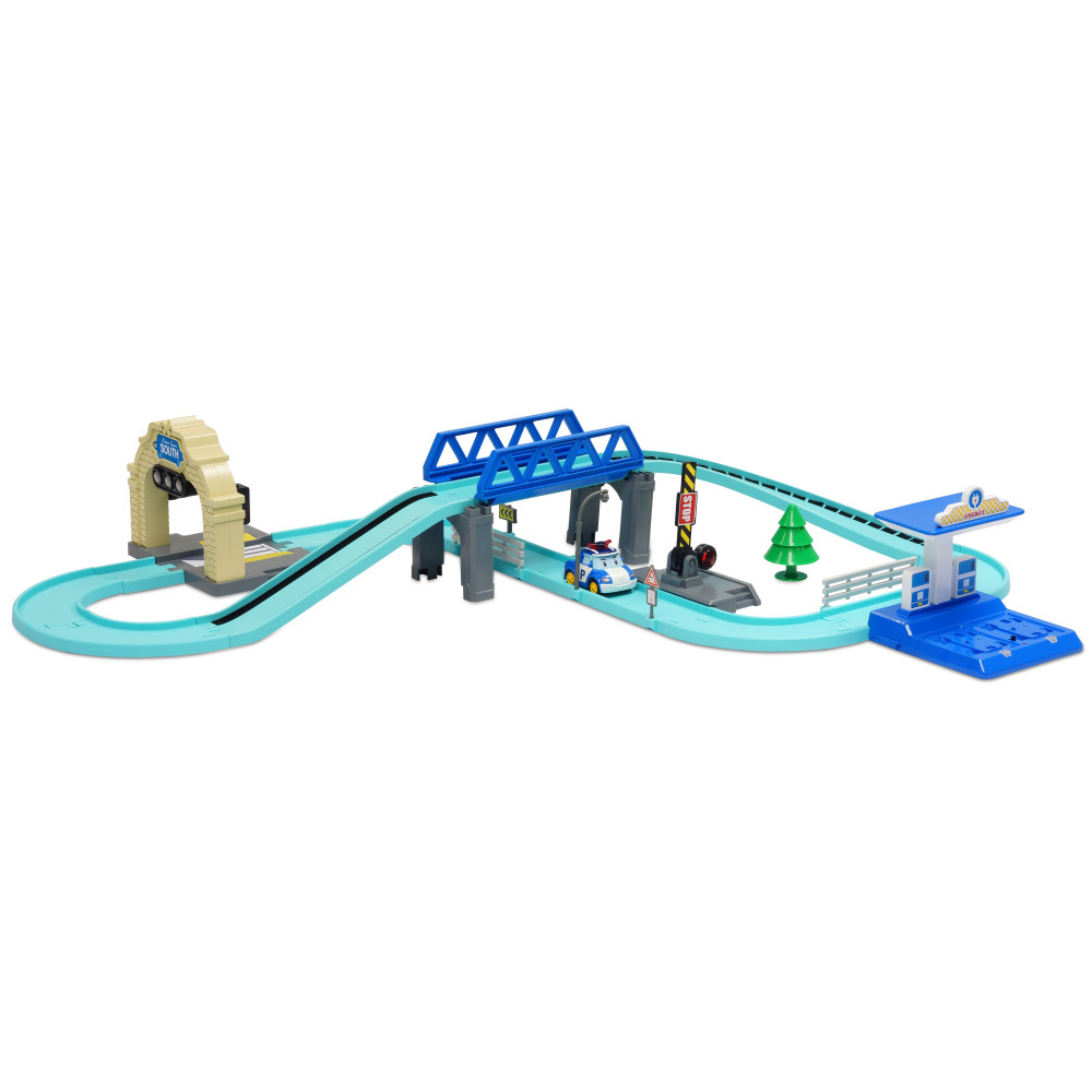 Средний трек Robocar Poli с умной машинкой Поли