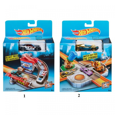 Игровой набор Hot Wheels Приключения в большом городе (Хот Вилс CDM44)
