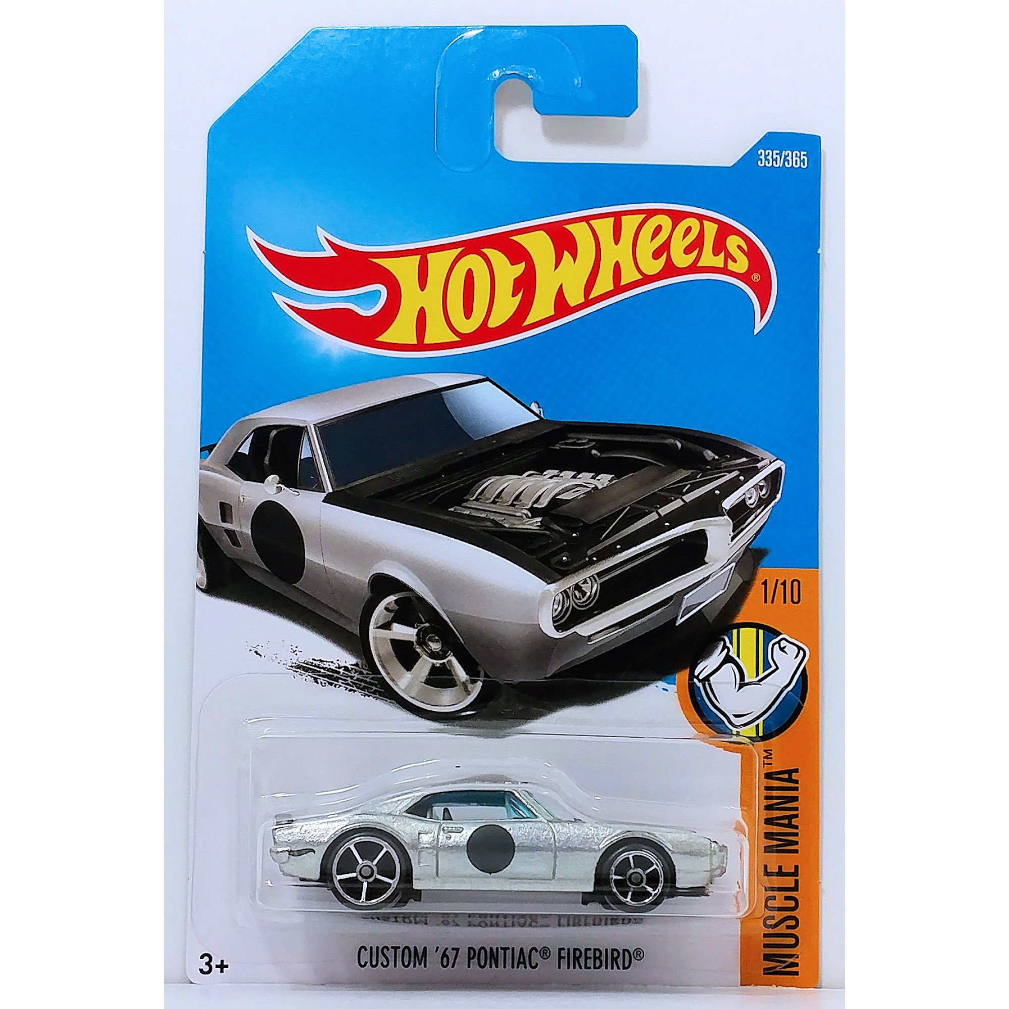 Базовая машинка Hot Wheels Custom 67 Pontiac Firebird DTW82 (Хот