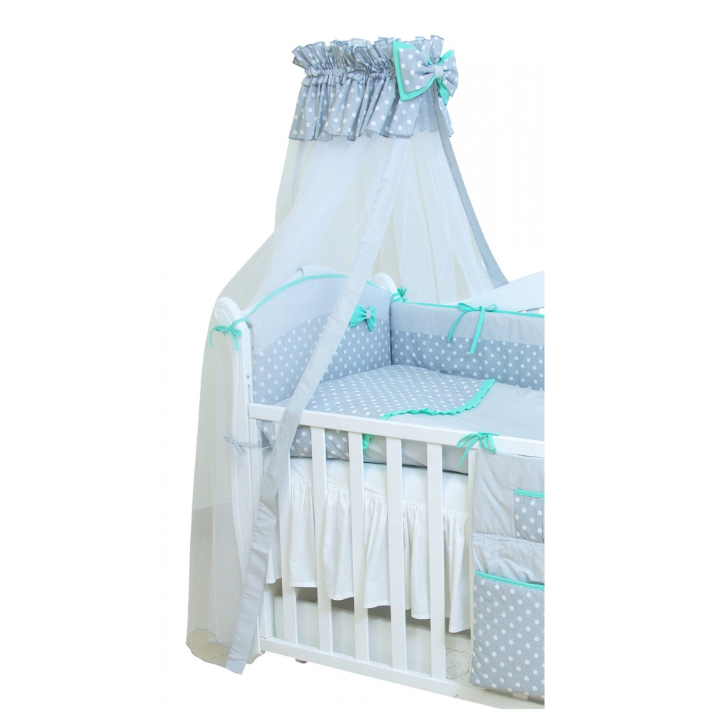 Балдахин Twins Premium Glamour голубой (7863)