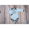 Набор боди MagBaby Облачка голубые, р. 80 (9-12 мес.)