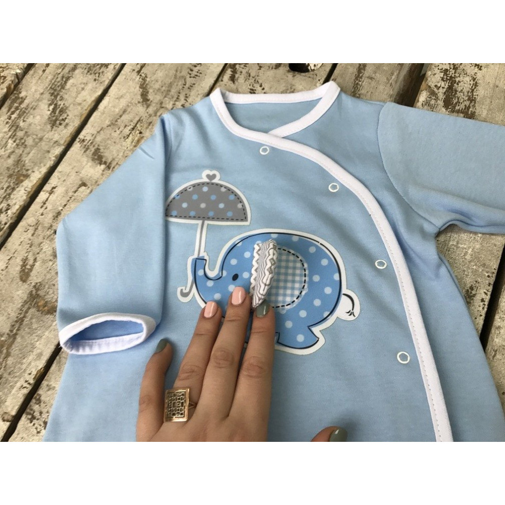 Чоловічок MagBaby Слоненя, р. 62 (0-3 міс.) Чоловічок MagBaby Слоненя, р. 62 (0-3 міс.)