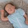 Бодик-пеленка на молнии MagBaby Мятный меланж 68 р