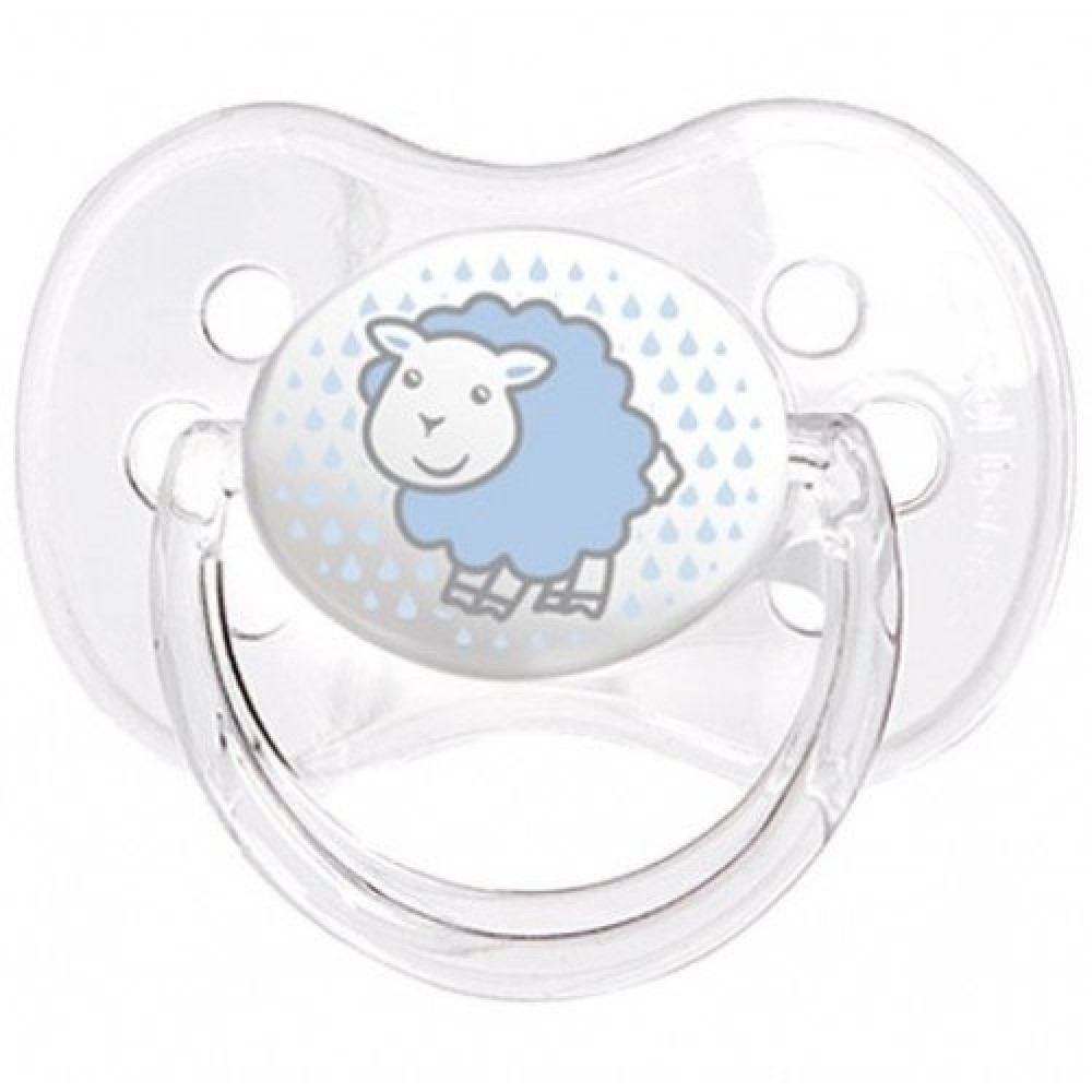 Пустышка силиконовая круглая Canpol babies Transparent (22/518)