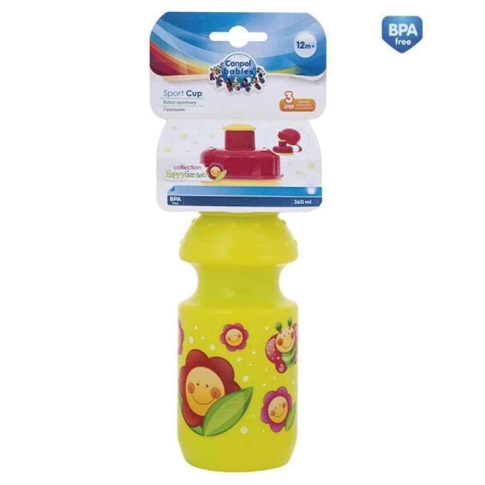Поїльник Canpol babies Happy Garden Sport Cup 360 мл 4/113