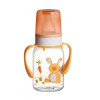 Пляшка із ручкою Кольорова ферма BPA Free 120 мл (Canpol babies 11/823)