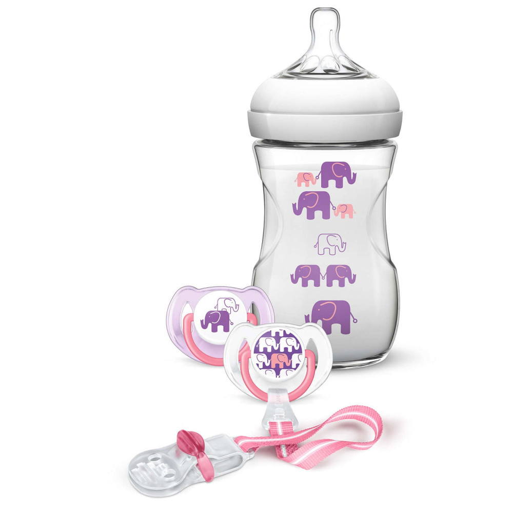 Набір Philips Avent Natural Слоники (SCD628/01)