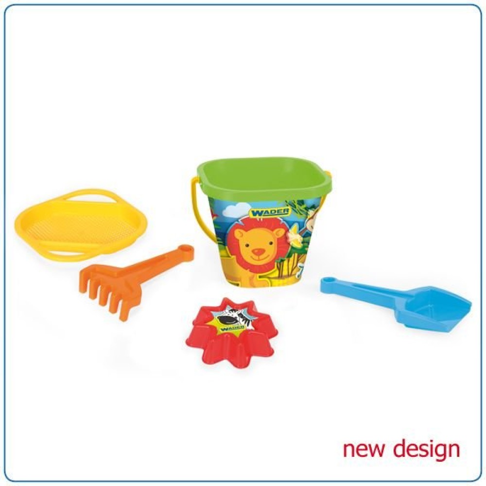 Набор песочный Вадер Happy Summer, 5 элементов (Wader 75041)