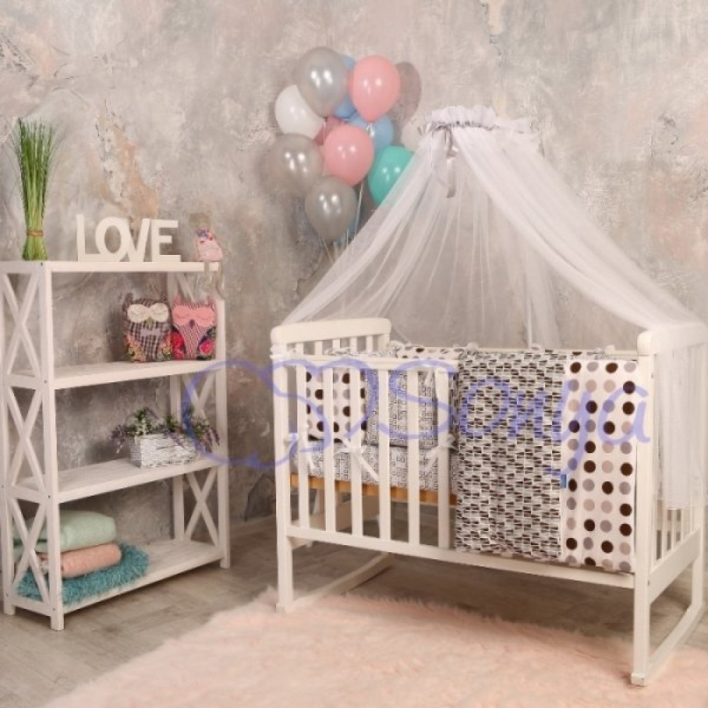 Постільний комплект Маленька Соня Baby Design Геометрія 7 предметів