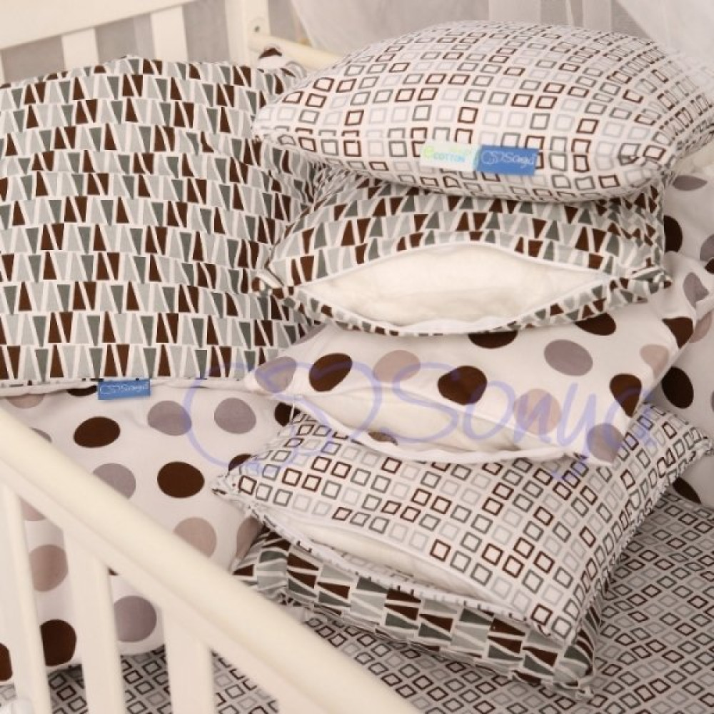 Постільний комплект Маленька Соня Baby Design Геометрія 7 предметів
