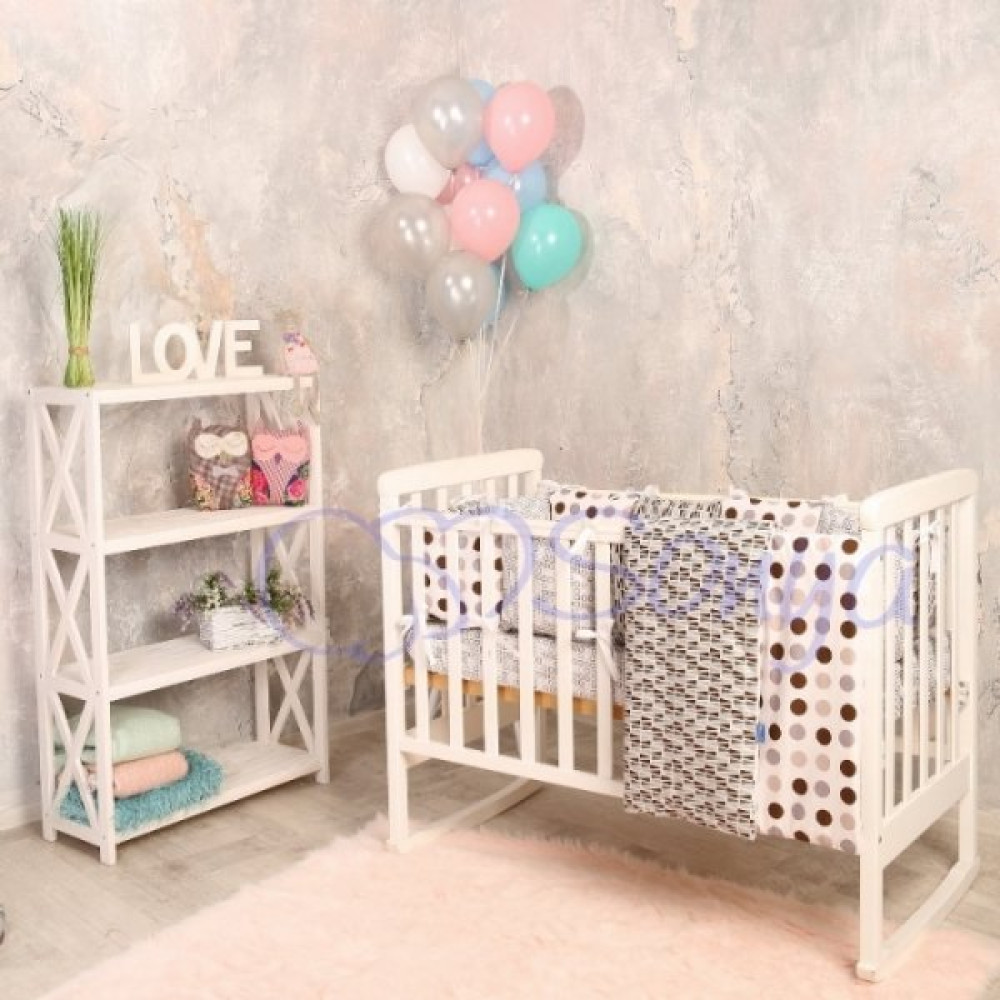Постільний комплект Маленька Соня Baby Design Геометрія 7 предметів