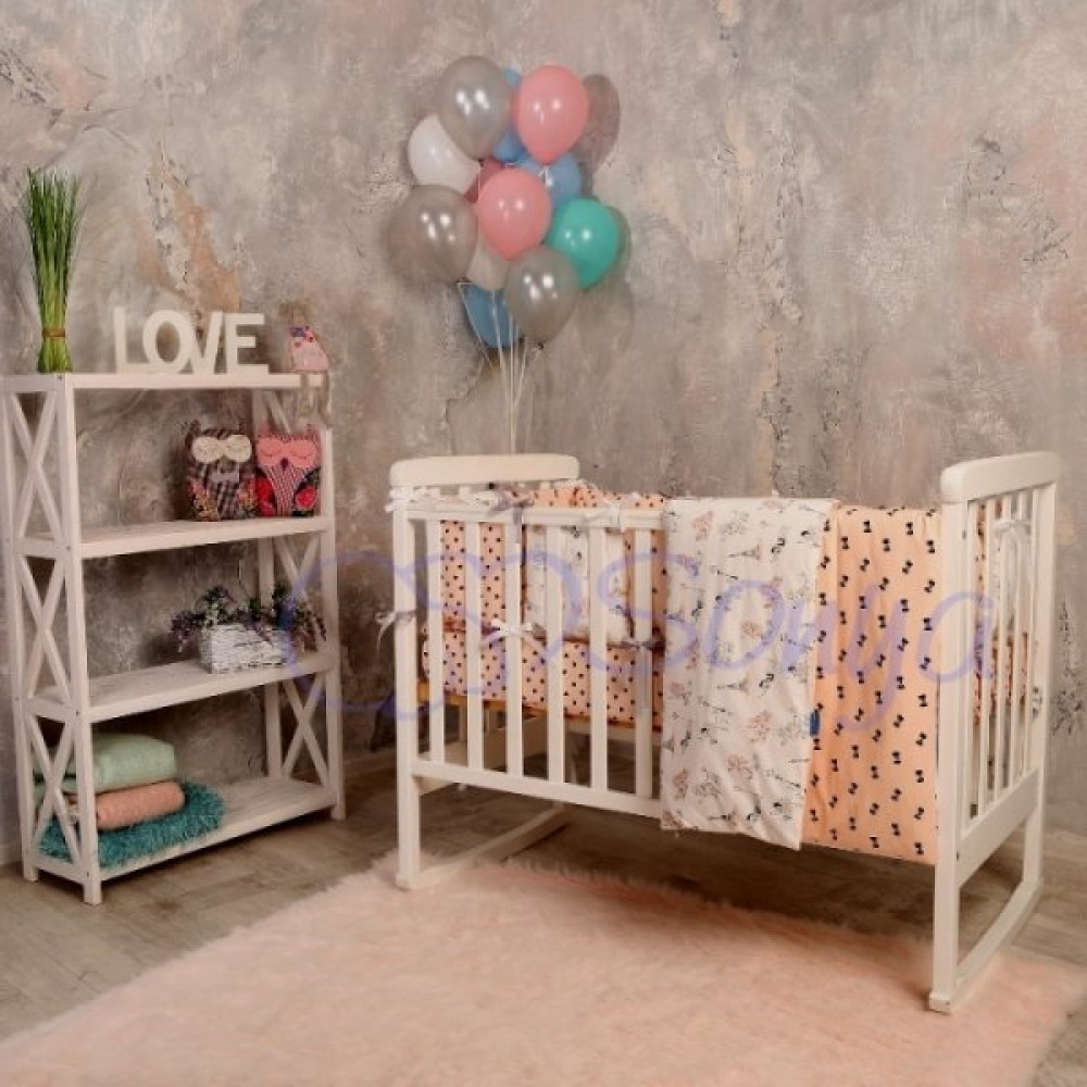 Постельный комплект Маленькая Соня Baby Design Пудели 7 предметов Постельный комплект Маленькая Соня Baby Design Пудели 7 предметов