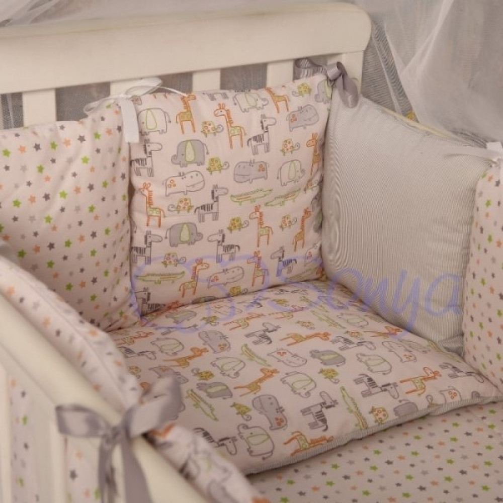 Постільний комплект Маленька Соня Baby Design Зоо 7 предметів
