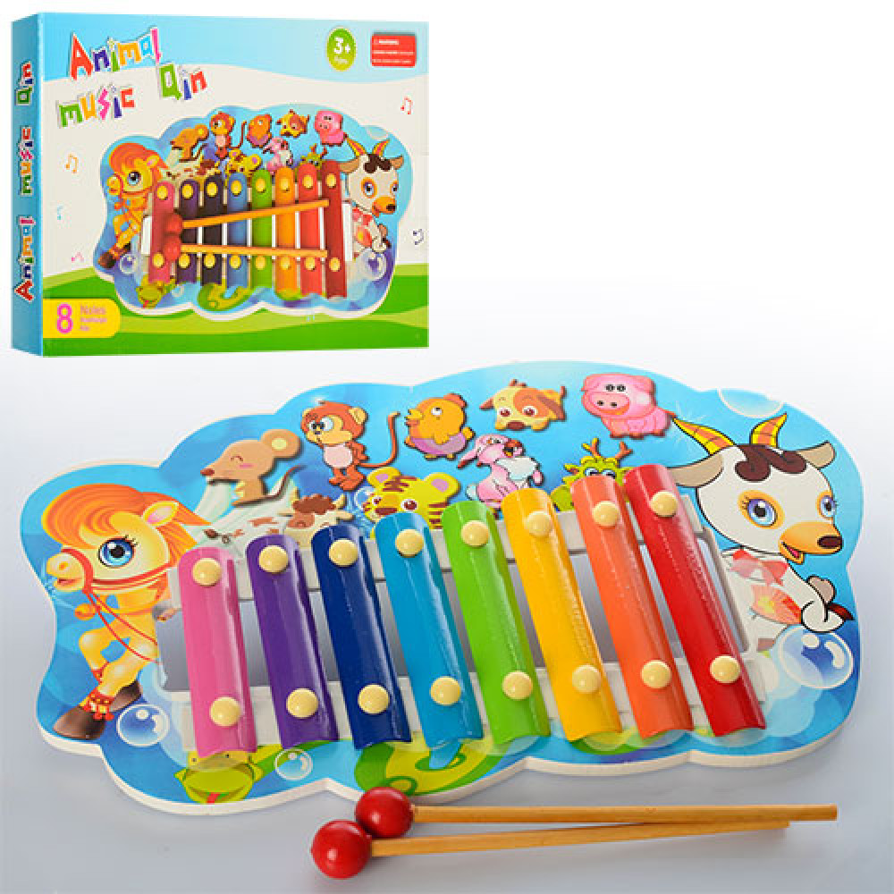 Деревянная игрушка Ксилофон (8 тонов E12587-88)