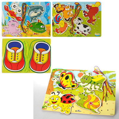 Деревянная игрушка Шнуровка (MD 0923) Деревянная игрушка Шнуровка (MD 0923)