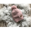 Набір Lucky - в'язана шапочка та снуд MagBaby, пудра, р. 50-54