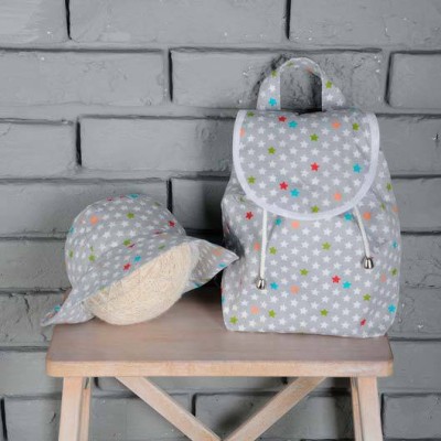 Рюкзак + панама MagBaby Зірки, р. 46-50