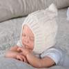 Вязаная шапочка на махре MagBaby (3-6 мес.), беж