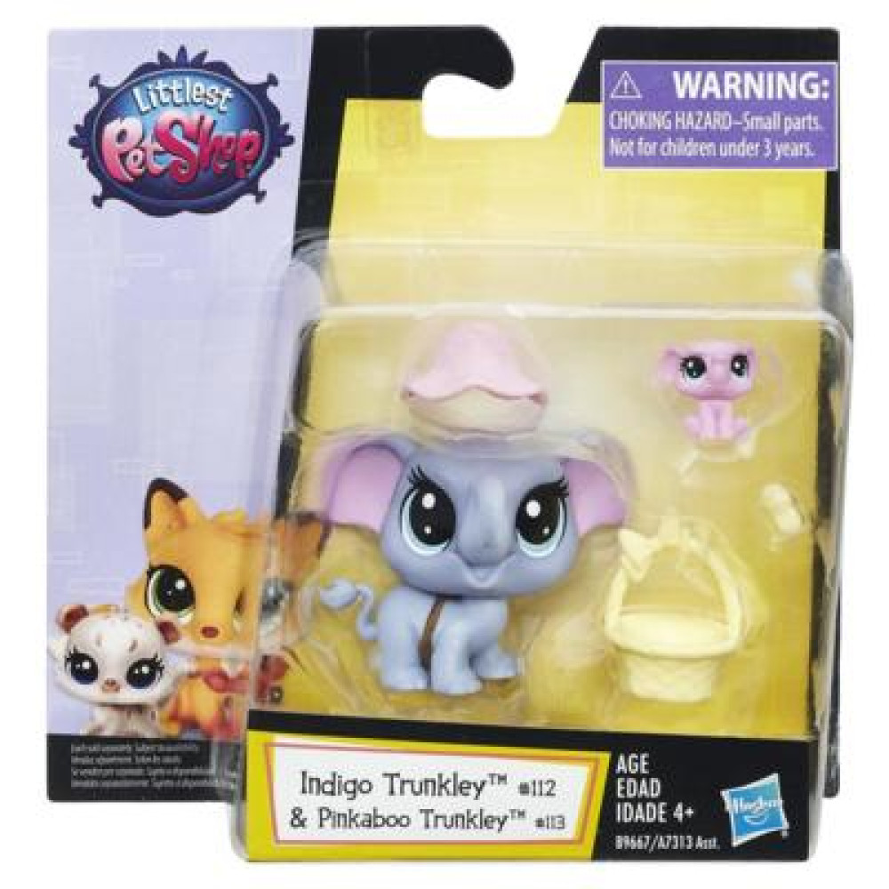 Зверюшка и ее малыш Indigo Trunkley & Pinkaboo Trunkley (Hasbro B9667)