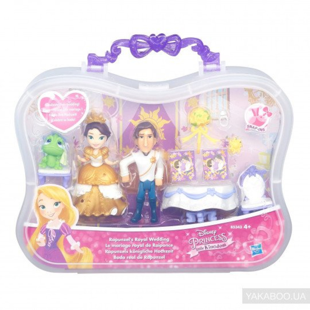 Игровой набор маленькая кукла Рапунцель и сцена из фильма (Disney Princess B5343)