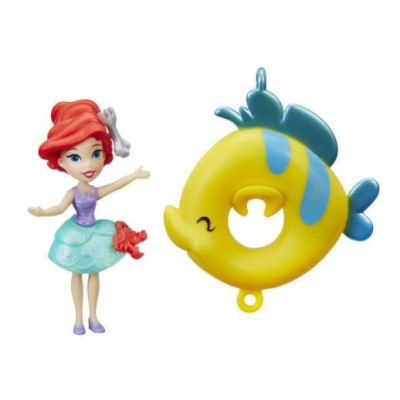 Маленькая кукла Ариэль плавающая на круге (Disney Princess B8939)