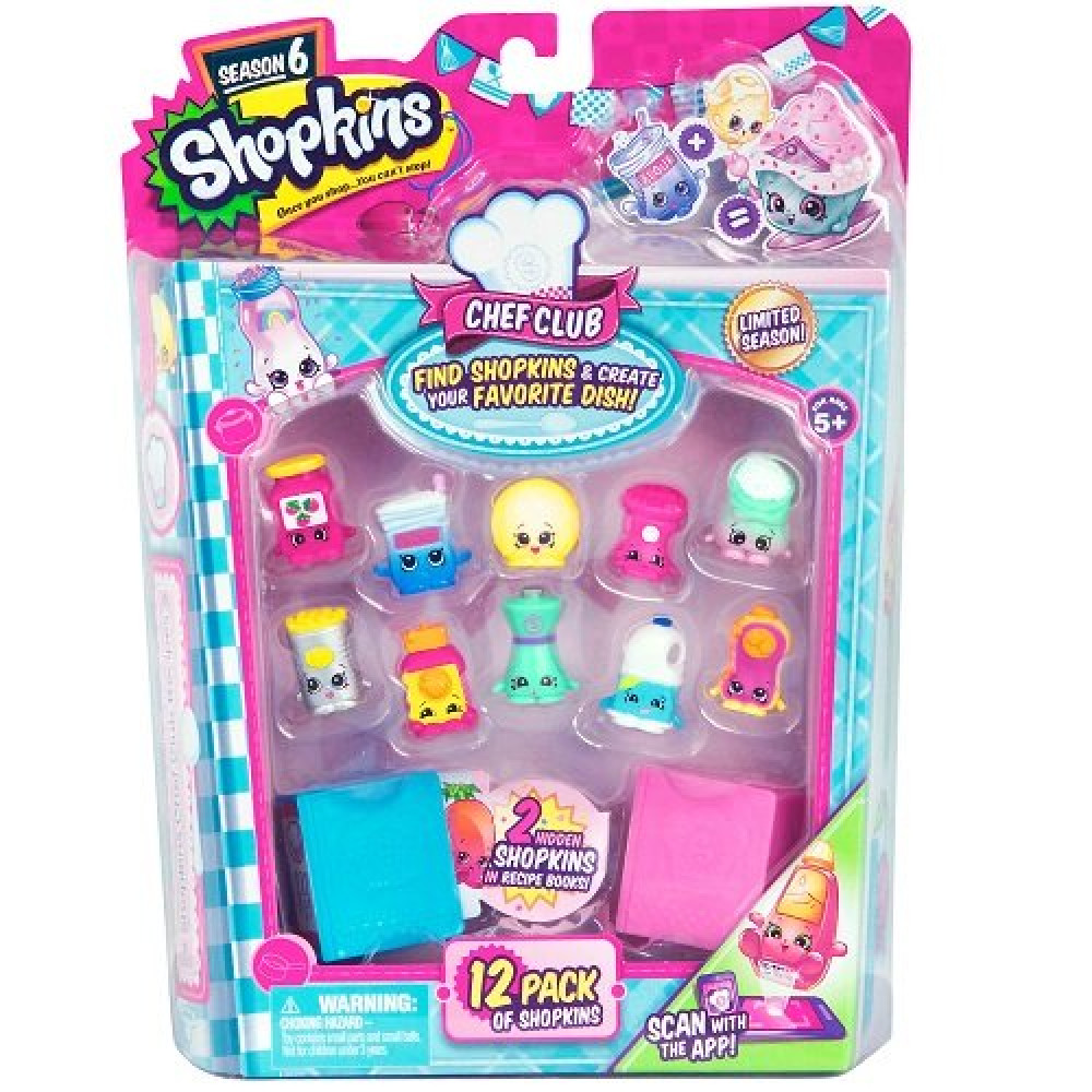 Набор фигурок Shopkins S6 Шеф-клуб 12 друзей Шопкинс (56144)