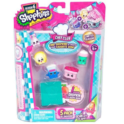 Набор фигурок Shopkins S6 Шеф-клуб 5 друзей Шопкинс (56331)
