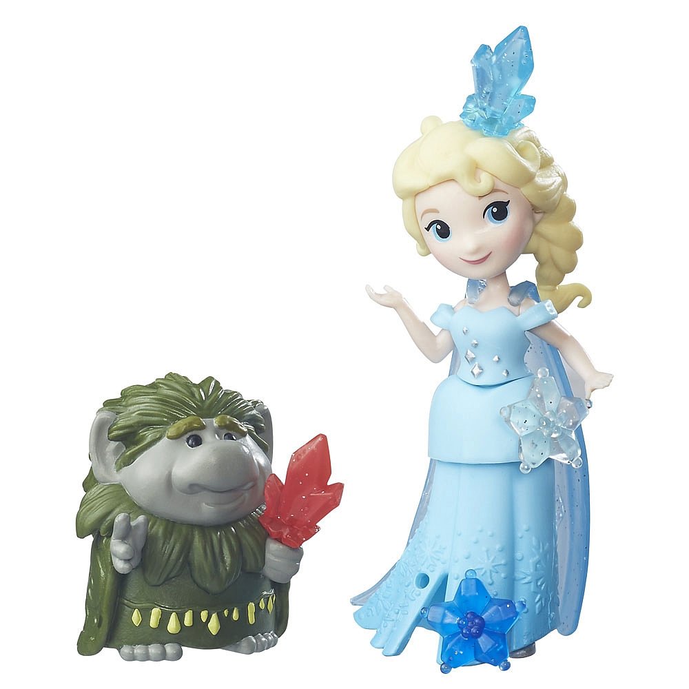 Игровой набор Маленькие куклы Холодное Сердце Эльза и Гранд Пабби (Disney Princess B7467)