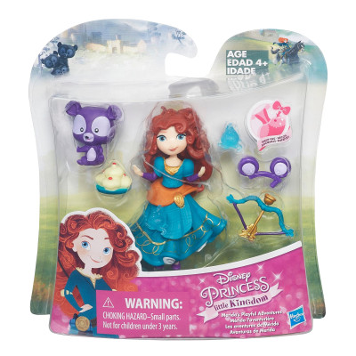 Игровой набор маленькая кукла Мерида и ее друг (Disney Princess B5332)