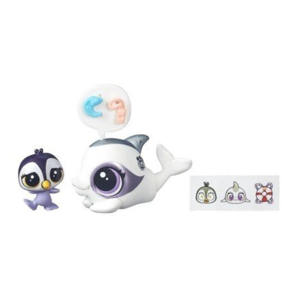 Зверюшка и ее малыш Dauphine Delphin & Ocean Tuxley (Hasbro B5687)