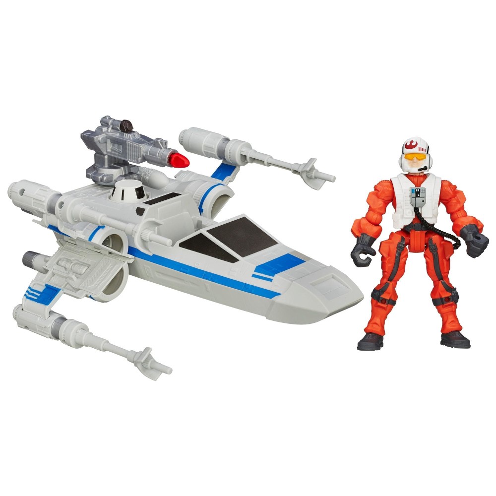 Разборное транспортное средство Resistance X-Wing & Resistance Pilot (Star Wars B3702)