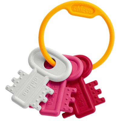 Погремушка-прорезыватель Chicco Мягкие Ключи