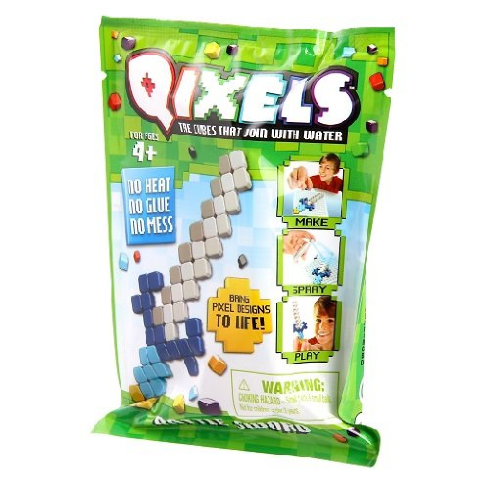 Игровой набор аквамозаики из пикселей Боевой меч (Qixels 87009)