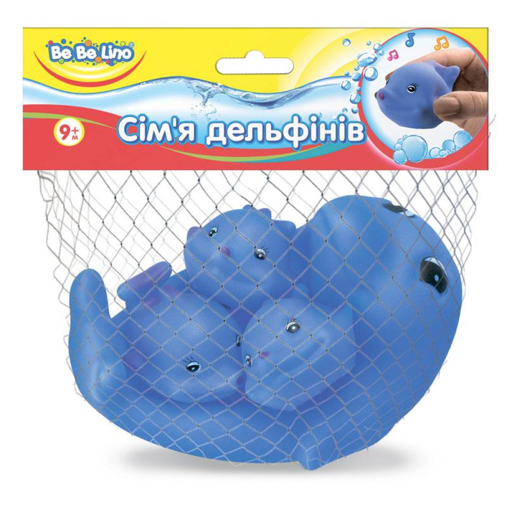 Пищалки для ванной BeBeLino Семья дельфинов (57092)