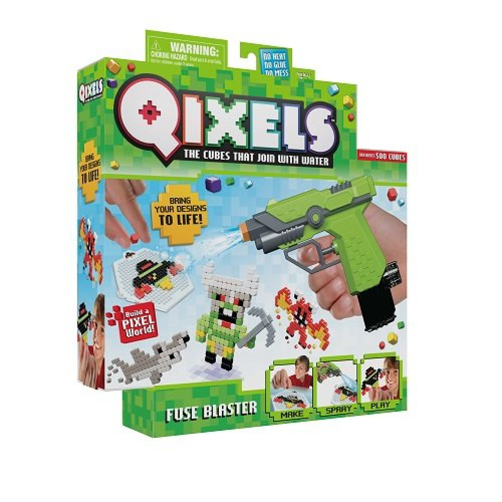 Игровой набор аквамозаики из пикселей Водный бластер (Qixels 87007)